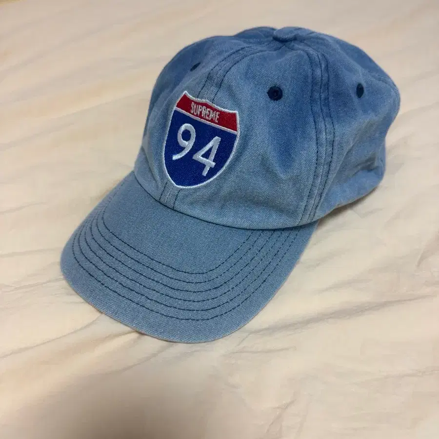 Supreme x True Religion Washed Denim 6-Panel Ball Cap Hat Denim