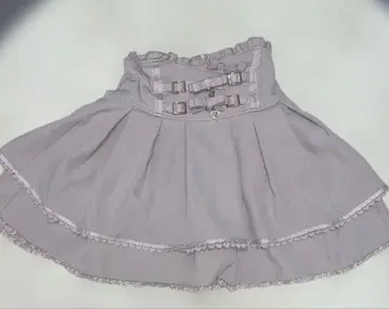 리즈리사 2단 리본 벨트 치마바지