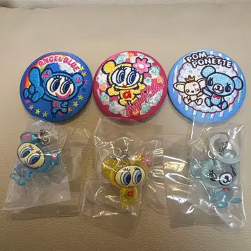 나루미야 캐릭터즈 메지루시 액세서리 자수 캔뱃지