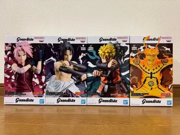 NARUTO 나루토 Grandista 사쿠라 사스케 나루토 4종 세트