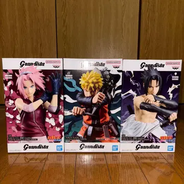 NARUTO Grandista 피규어 세트 사쿠라 나루토 사스케