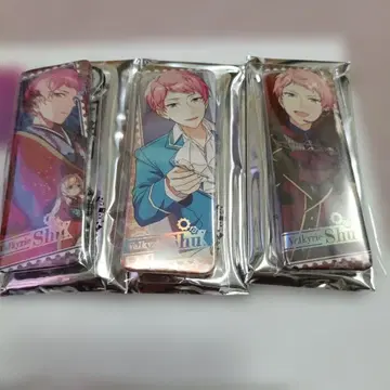 앙스타 Valkyrie 아츠키 슈 캔뱃지 엽서 키링 등 세트