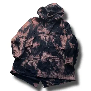 독일군 밀리터리 모즈 코트 타이다이 피쉬테일 후드티