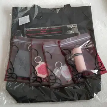 HANA Born to Bloom 토트백 키링 거울 참