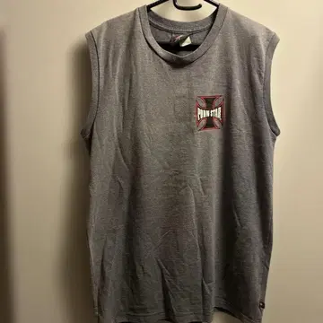 No.490 90s PORN STAR 슬리브리스 T셔츠 아이언 크로스