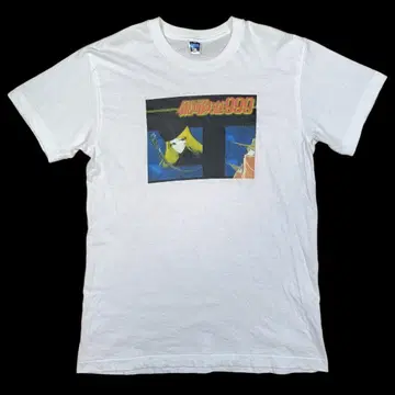 90s 은하철도999 애니메이션 T셔츠 화이트 L사이즈