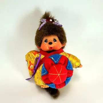 오키나와 한정 류큐 소녀 고토치 몬치치 스트랩 키링 당시물