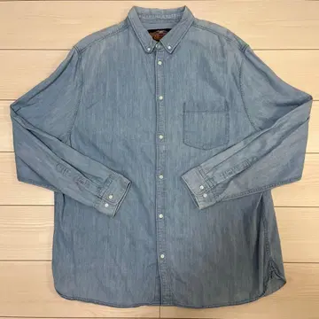 Harley-Davidson 데님 셔츠 XL 라이트 블루