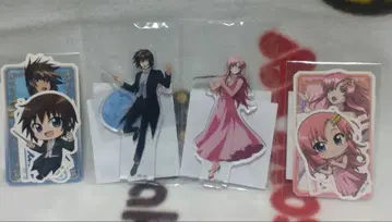 건담 SEED 시네마 콘서트 아크릴 스탠드 스티커 키라 라크스