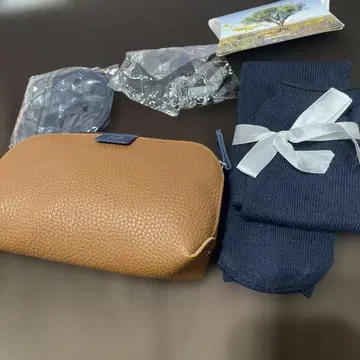 루프트한자 항공 비즈니스 클래스 어메니티 파우치 잡화 새상품