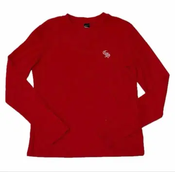 크롬 좋아하는 분 추천 여성용 리브 니트탑 빨간색 S