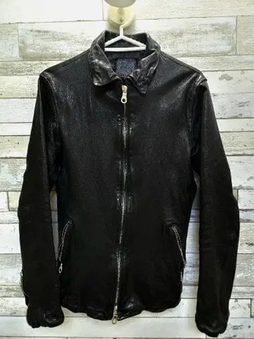 백래쉬 재팬 카프 제품 염색 카라 부착 블루종