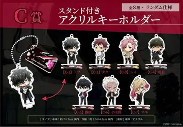 슬로우 데미지 복권 메이트 C상 스탠드 포함 아크릴 키링 세트