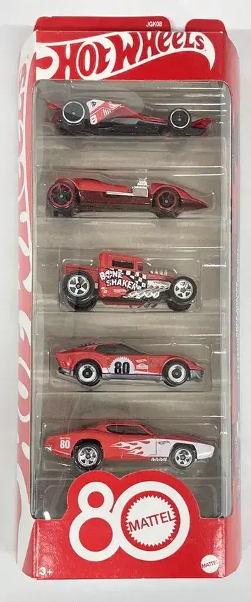 MATTEL HOTWHEELS 마텔 80주년 5팩 JGK08