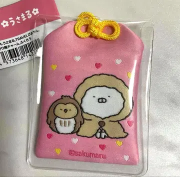 한정판 우사마루 트래블 삐요덴 우사마루 부적풍 참 올빼미