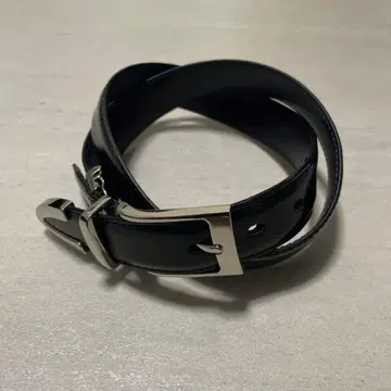 가죽 웨스턴 벨트 광택 있음