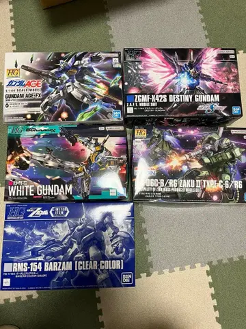 HG 건담 프라모델 5세트