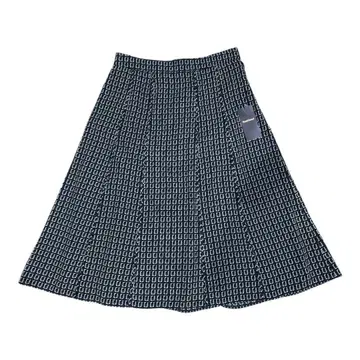 택 포함 Paul Stuart 폴 스튜어트 플리츠 스커트 기하학 패턴