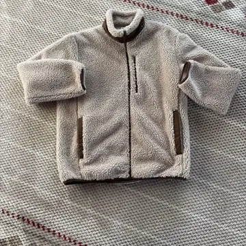 메루카리 플리스 보아 자켓 XL 베이지