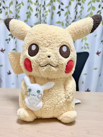 I LOVE PIKACHU 빅 봉제 인형 피카츄 윈터ver.