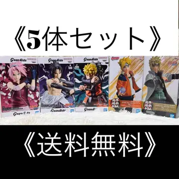 Grandist 나루토 사스케 사쿠라 인계 조형 열전 미나토 볼트 5체