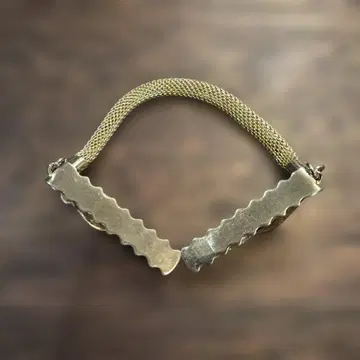 US 빈티지 스웨터 클립 넥타이핀 스네이크 체인