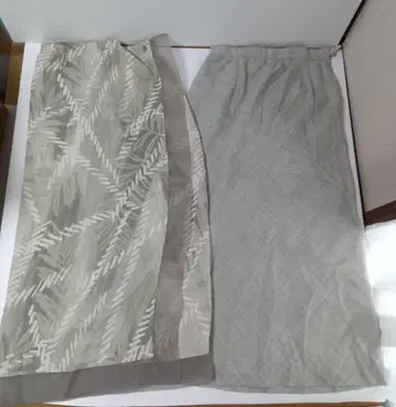 하나이 유키코 스커트 2장 세트 HANAI YUKIKO