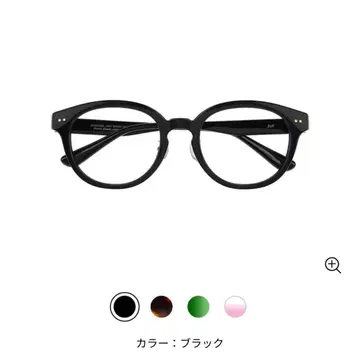 블랙 클래식 안경 Zoff