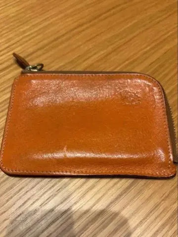 [선착순] 일비종떼 IL BISONTE 가죽 L자 지퍼 동전 지갑