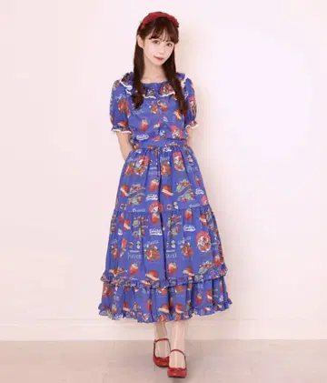 EmilyTempleCute 빈티지 스트로베리 세트