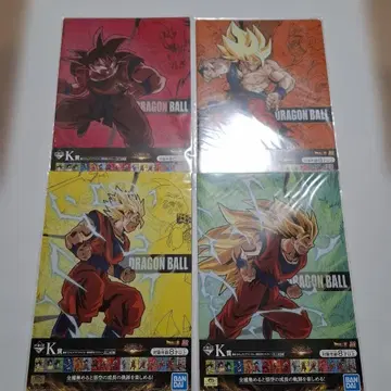 드래곤볼 제일복권 클리어 파일 4종 세트