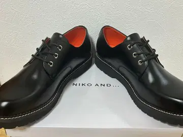 니코앤드 플레인 토 슈즈 블랙 M