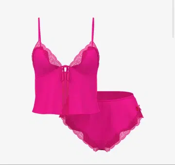 Sale Victoria's Secret 립 핑크 새틴 세트