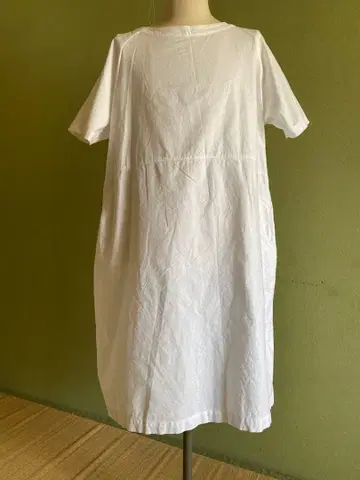 면 100% 반팔 튜닉 원피스 SUNVALLEY