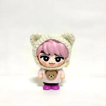 Snow Man 스노치루 소프트 비닐 코스튬 곰 귀 모자 곰 의류 세트