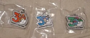 포켓몬 30주년 메탈 참 마스코트 세트