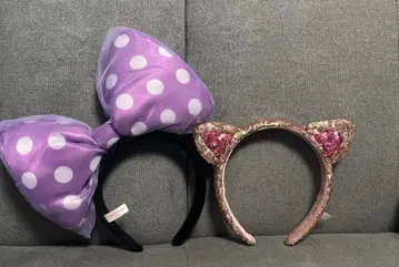 디즈니 머리띠 세트 미니 토이스토리 햄 빅 리본