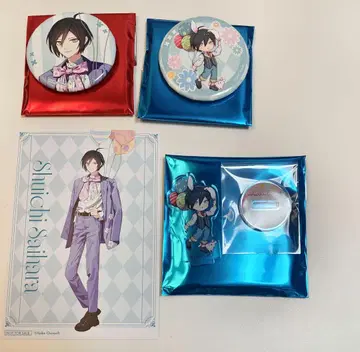 마네키네코 단간론파 사이하라 슈이치 아크릴 스탠드 캔뱃지 카드