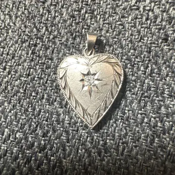 40s 스위트하트 주얼리 WW2 퓨어 하트 다이아몬드 보석