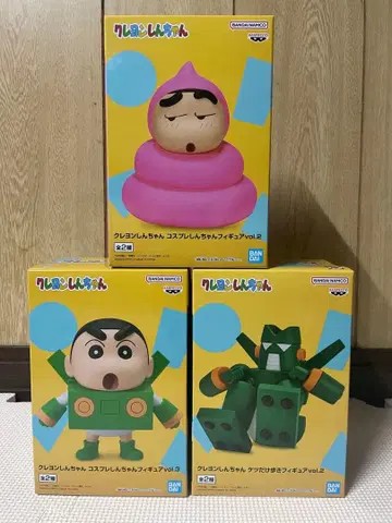 짱구는 못말려(크레용 신짱) 피규어 응가 칸탐 로봇 3체 세트