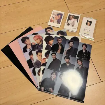 SnowMan 클리어 파일 세트 포토 카드