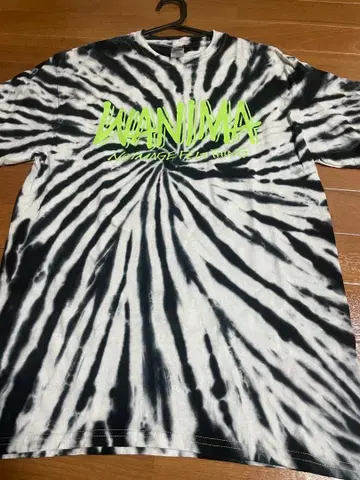 WANIMA 타이다이 패턴 T셔츠