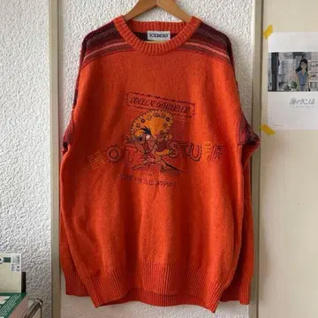 ICEBERG 니트 이탈리아제 스피디 곤잘레스 90s 빈티지