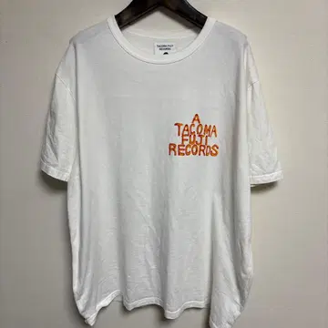 TACOMA FUJI RECORDS T셔츠 XL 화이트