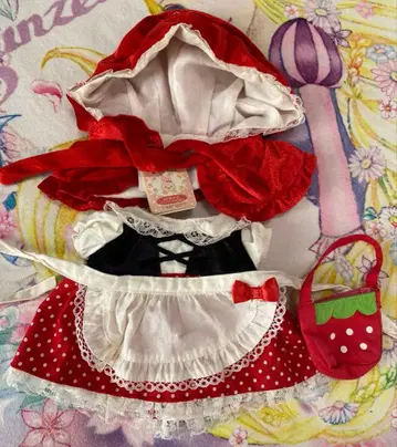 마더 가든 우사모모 인형 의류 빨간 망토 아가씨 소꿉놀이 원피스