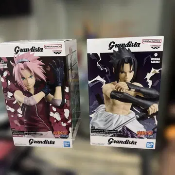 NARUTO Grandista 하루노 사쿠라 우치하 사스케 세트