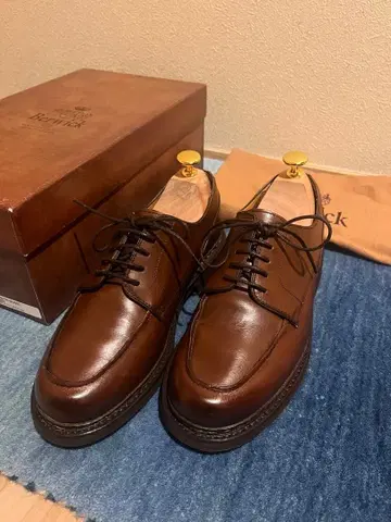 [ 몇 회 착용만 ] Berwick 버윅 4477 브라운 가죽 신발