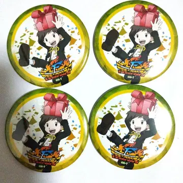[초~레어] 디지몬 프론티어 히미 토모키 캔 배지 4개 세트 새상품
