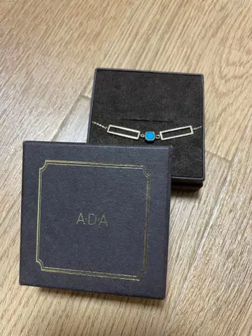 ADA 골드 터콰이즈 팔찌 K10 상자, 보증서 포함
