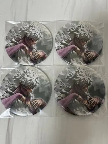 히로아카 원화전 컬렉션 캔뱃지 다비 4개 토도로키 토야